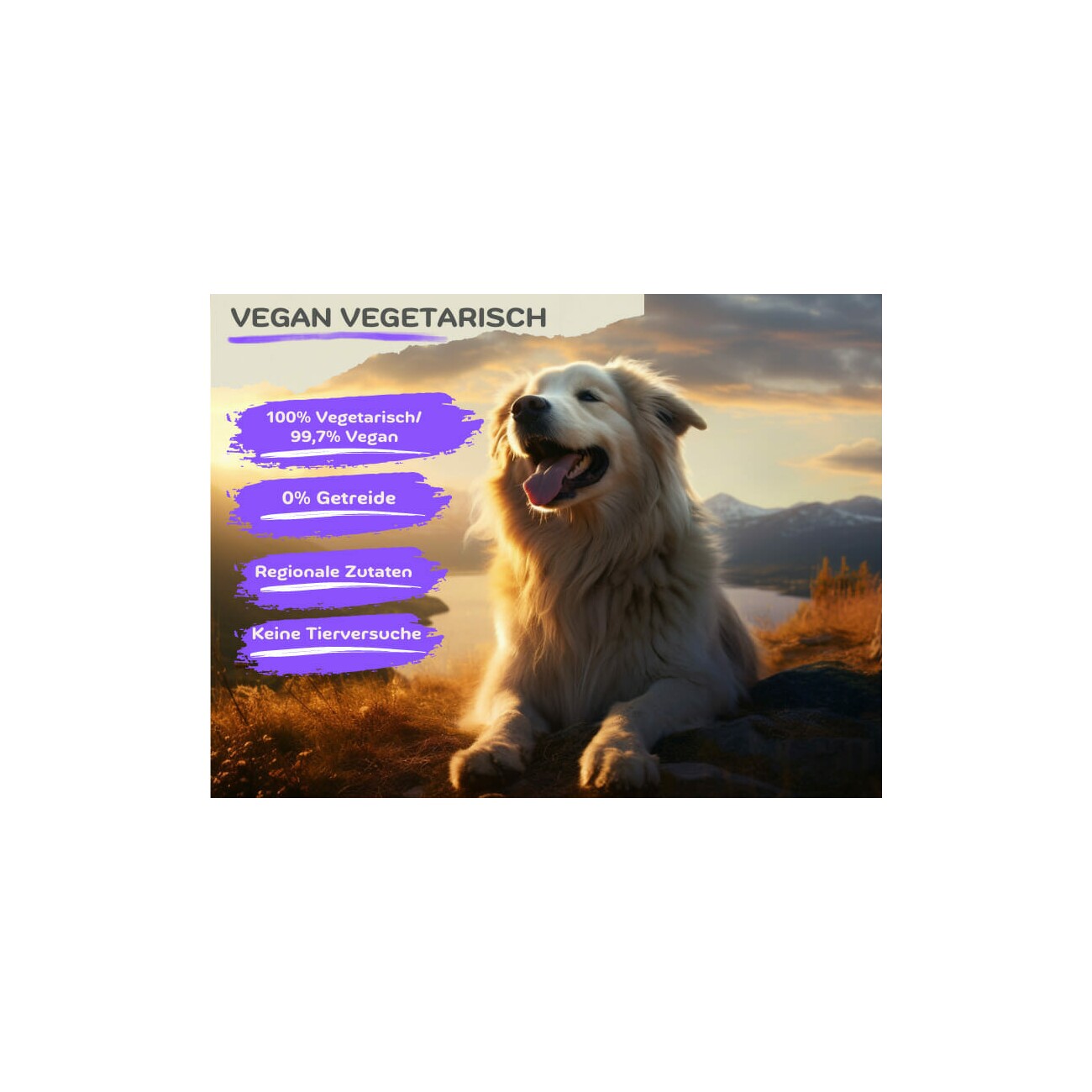 MyPetClub Vegan / Vegetarisches getreidefreies Hundefutter, Sensitiv & Hypoallergen 8 kg