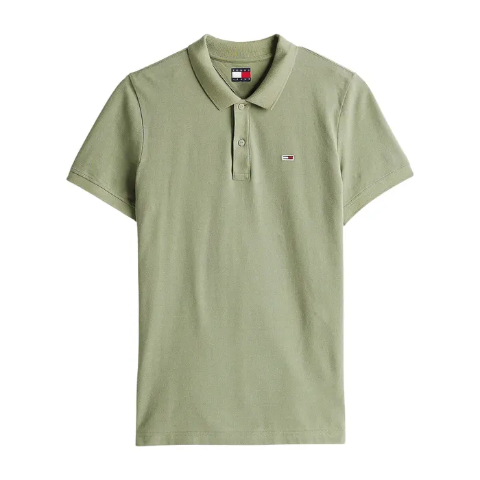 Tommy Hilfiger Slim Placket Flag Polo Heren