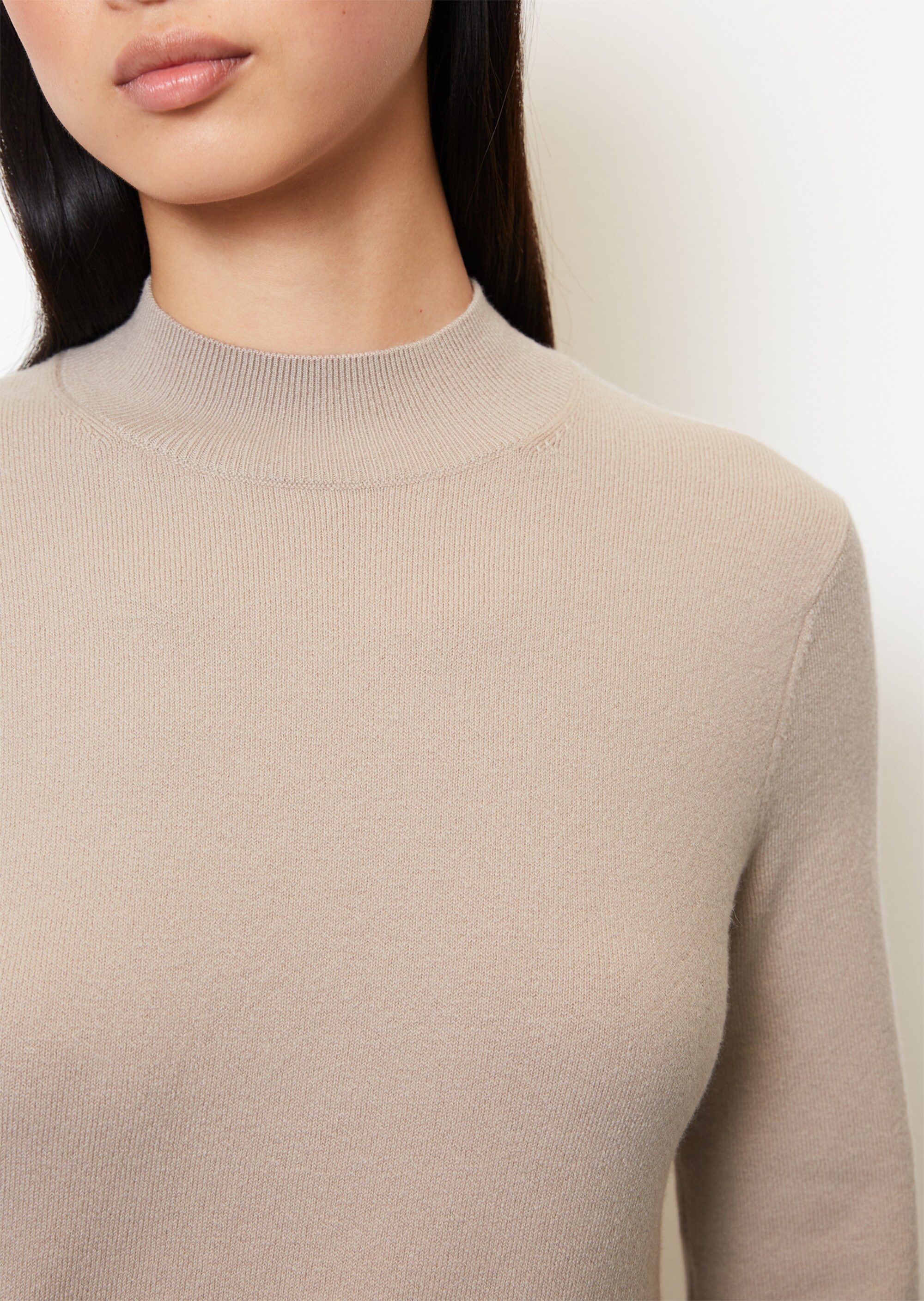 Strickkleid regularaus Cotton Wool Stretch