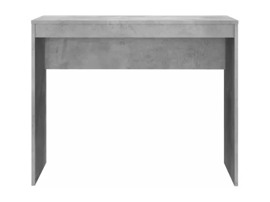 Bureau Gris béton 90x40x72 cm Bois d'ingénierie