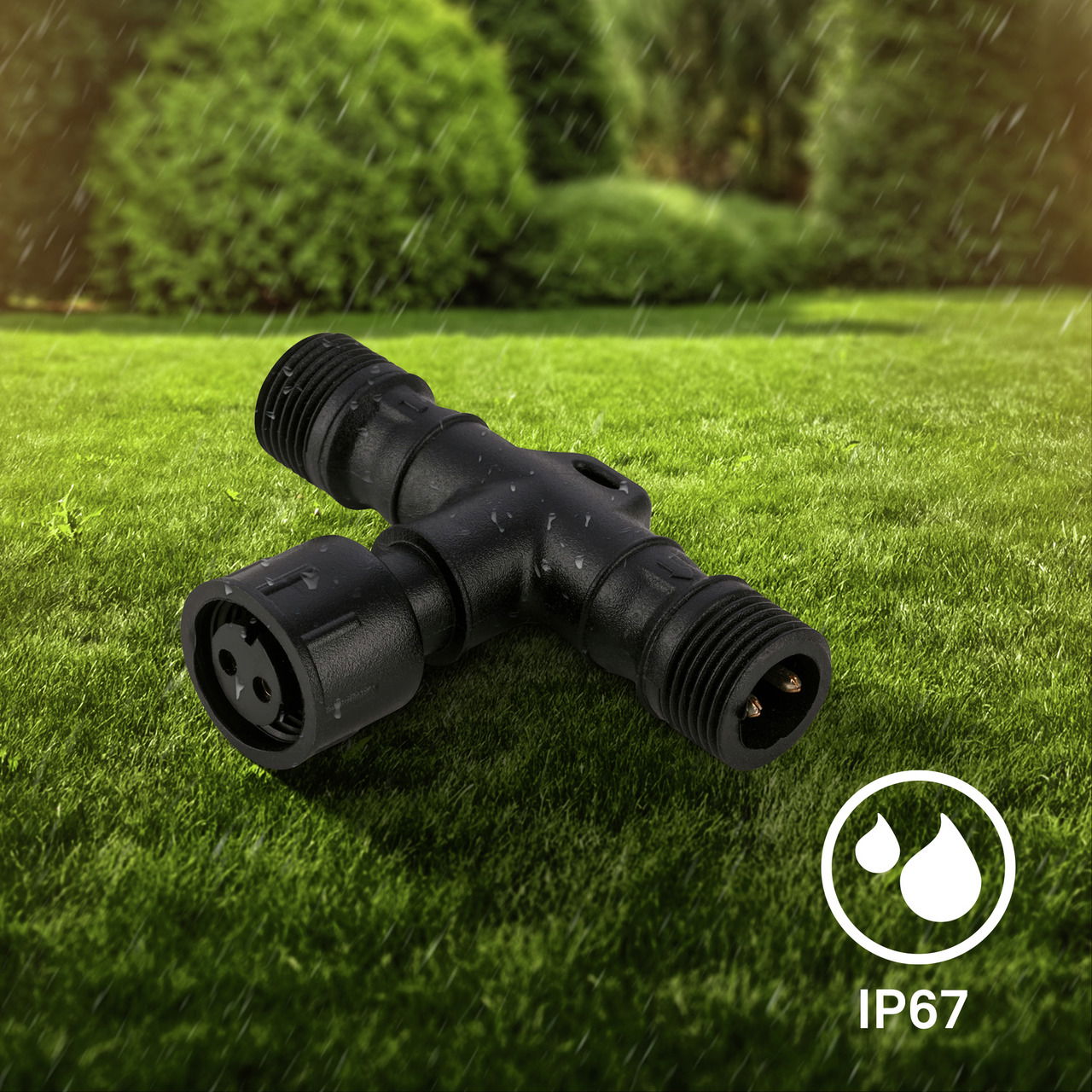 Briloner T-Verbinder für  3er-Satz GARTENSYSTEM