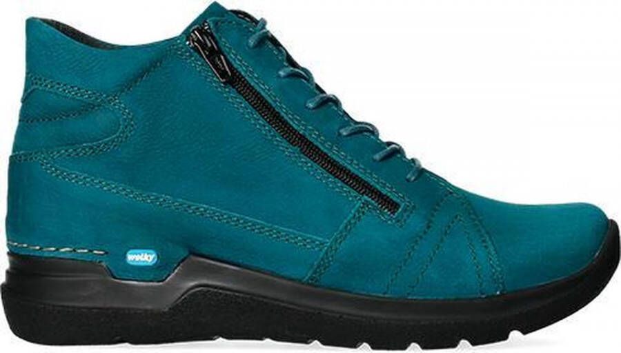 Wolky Dames Veterboot 0660611-880 Why Antique Petrol