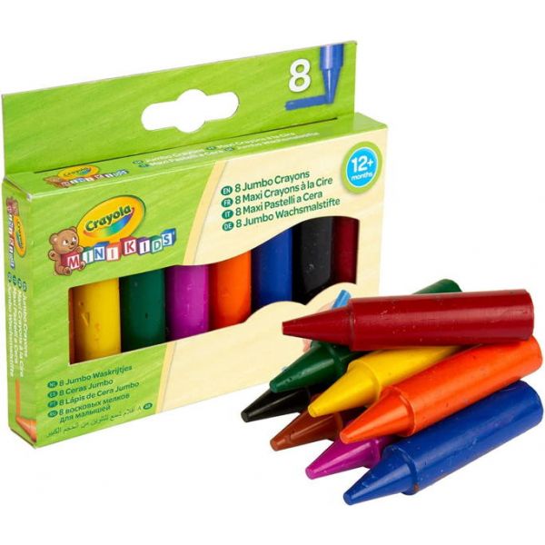 Crayola Mini Kids Lápis de Cera Maxi 8 Unidades