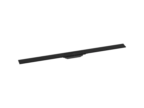 Caniveau de douche découpable 120 cm HANSGROHE RainDrain Flex montage mural noir mat