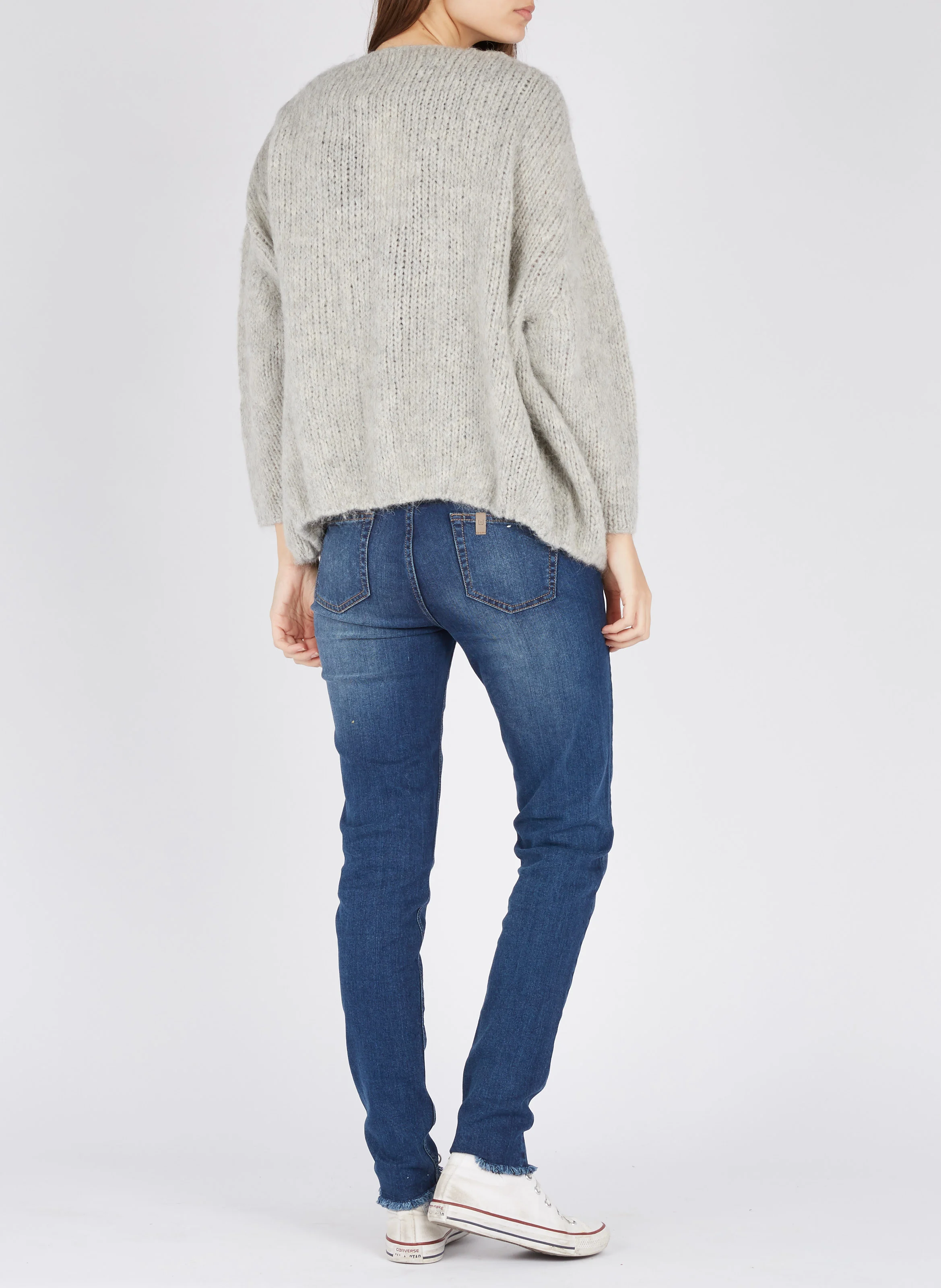 SONOMA - Tee-shirt col V en coton | Noir