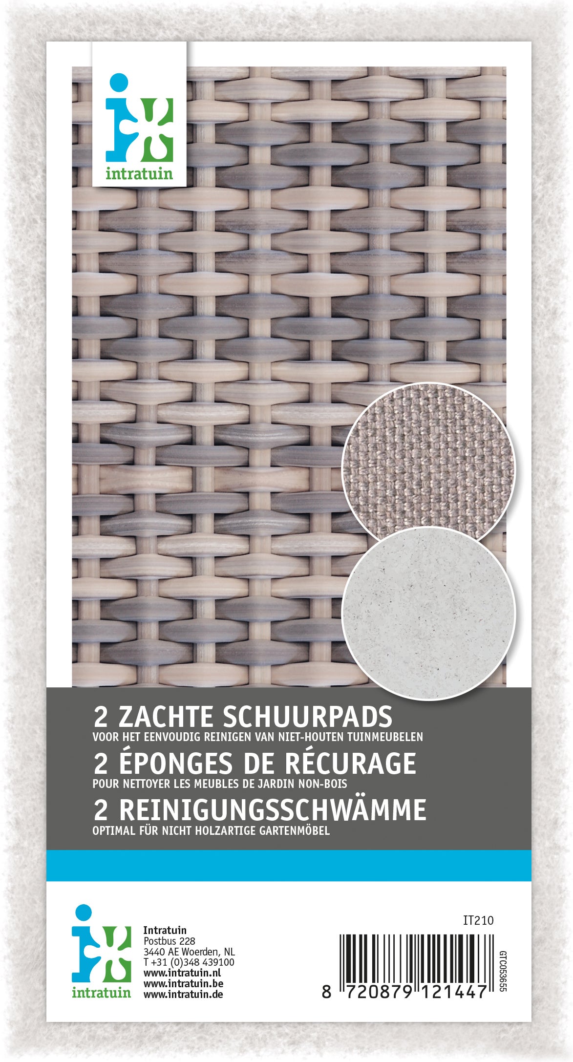 Intratuin schuurpads niet-hout 2 stuks