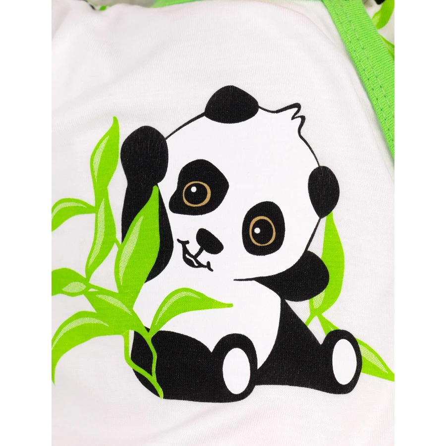 Baby Sweets Schlafanzug Happy Panda grün weiß
