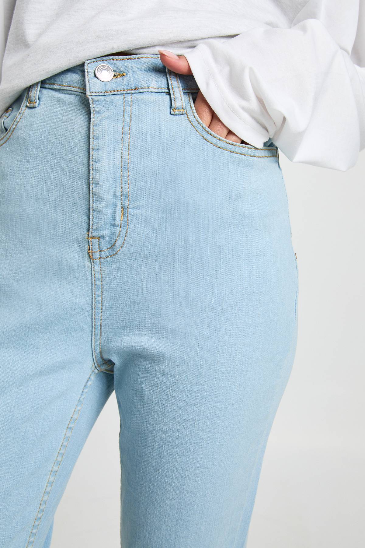 boohoo Jean Skinny Taille Haute Sculptant le Fessier