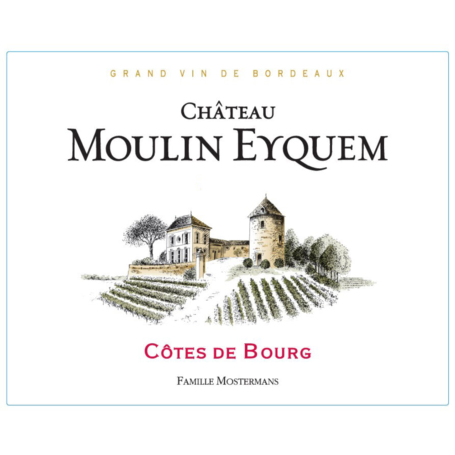Chateau Moulin Eyquem Côtes-de-Bourg AC 6x 75cl -6x 75cl