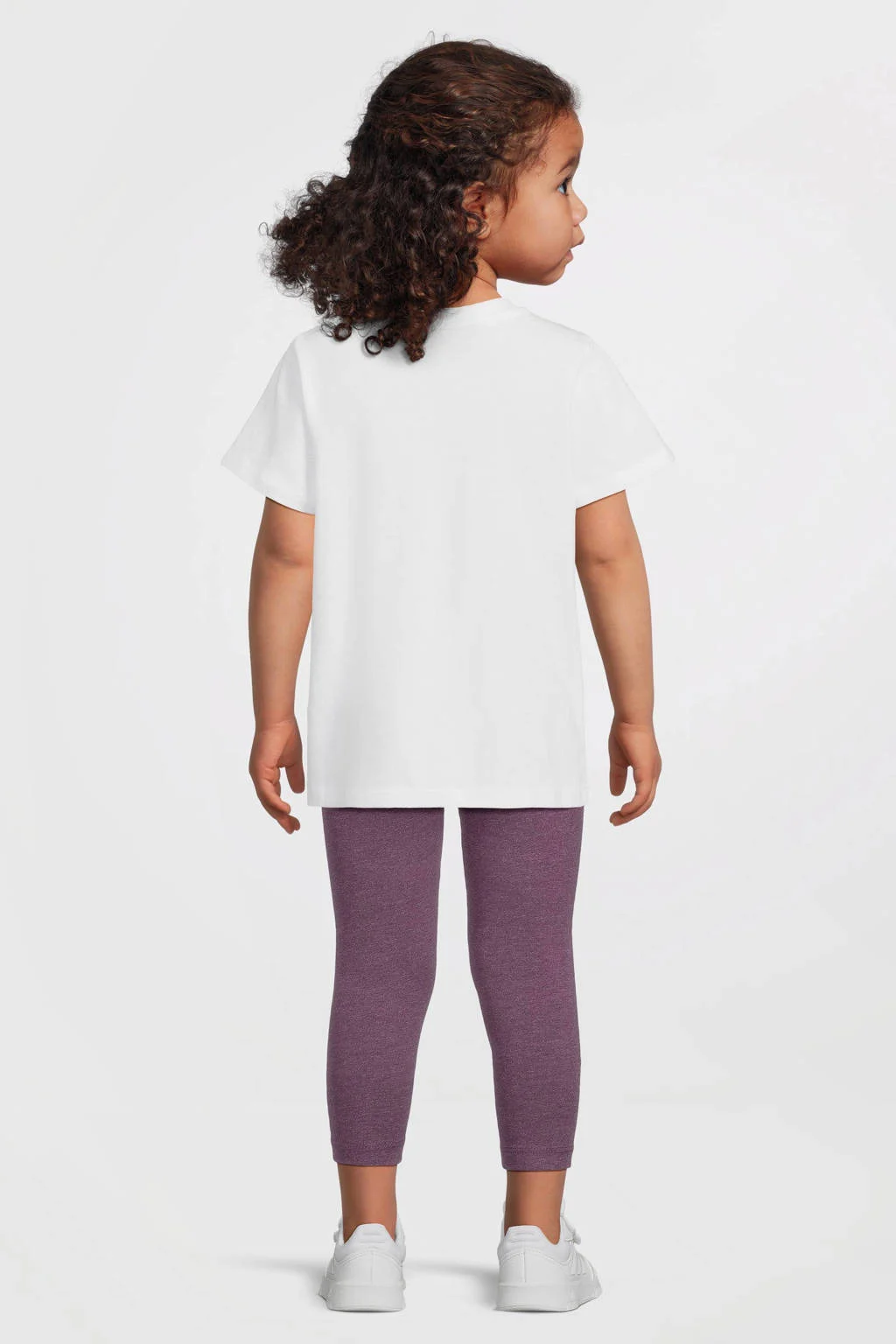 anytime capri legging paars melange