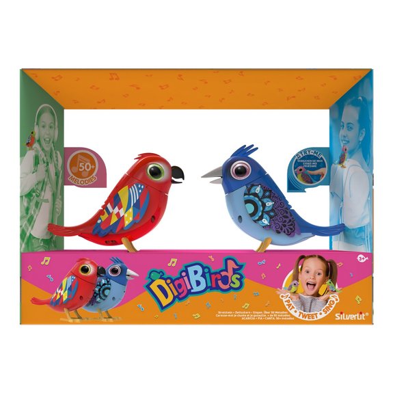 Digibirds - Deux Oiseaux Interactifs