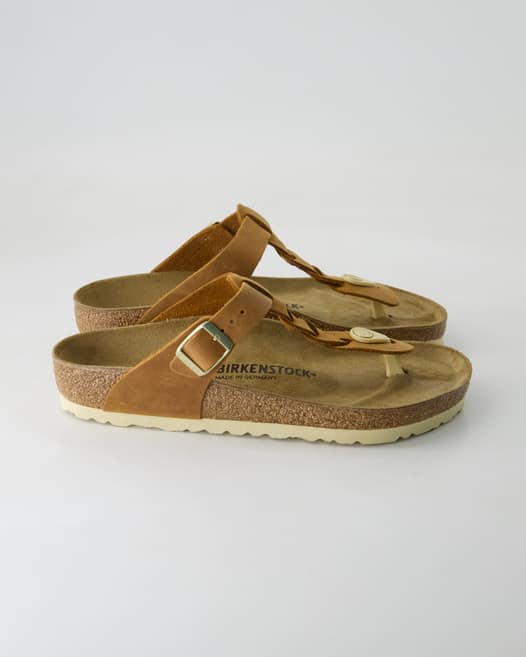 Birkenstock Gizeh Braided Zehentrenner in Braun