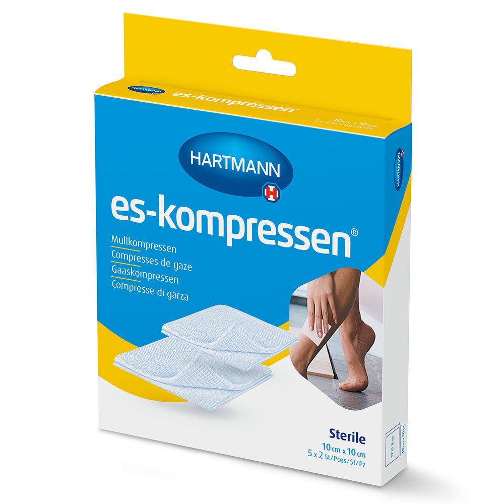 ES Kompressen steril 10 x 10 cm 17-fädig