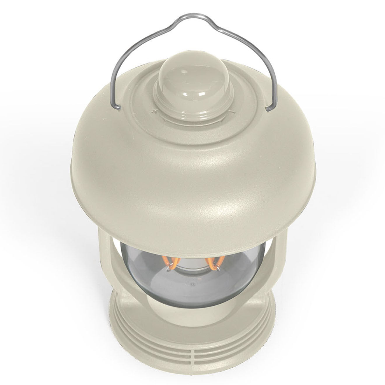 Livoo Lampe sans fil crème - 10x10x14.5 cm