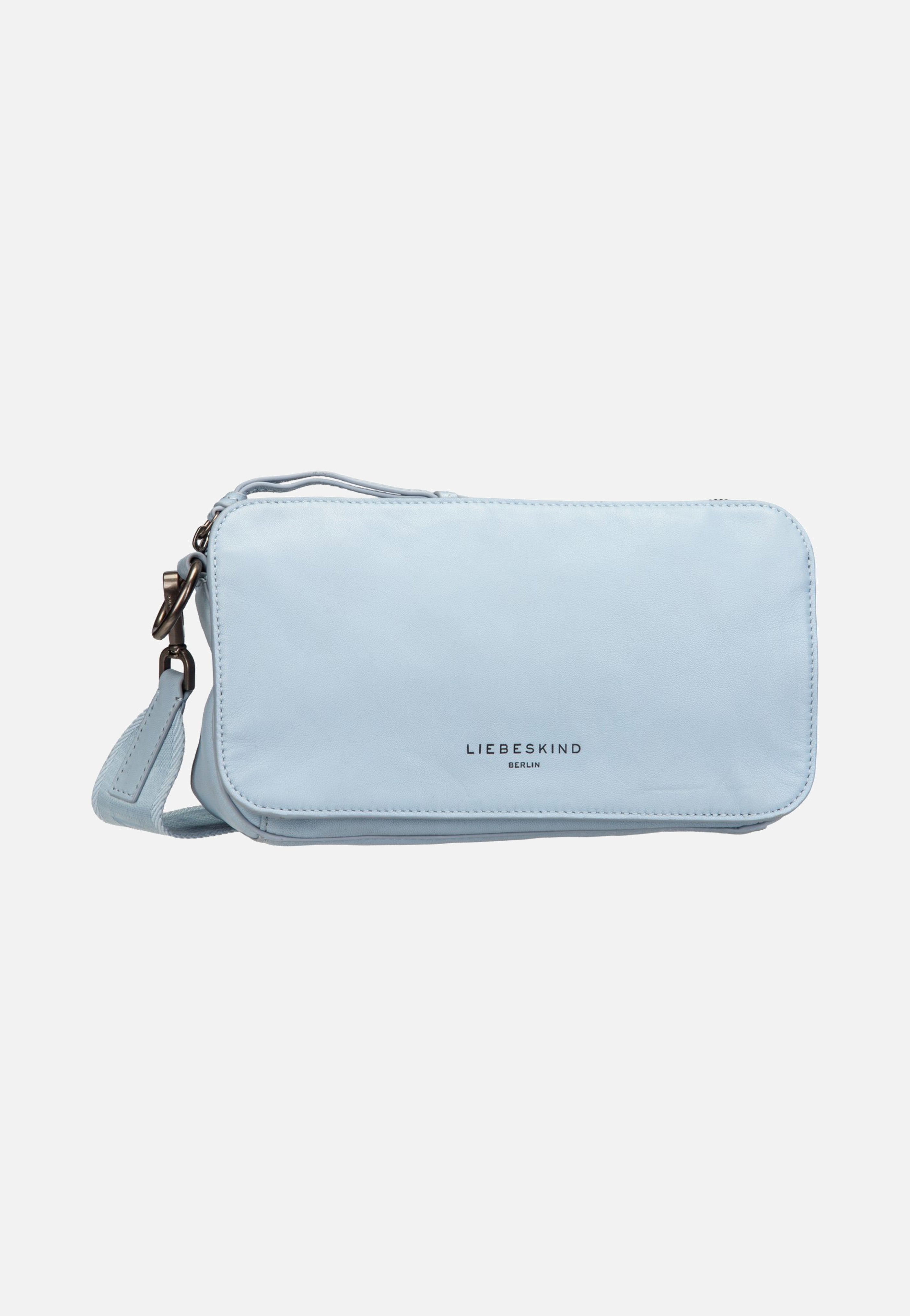 Clarice Crossbody M Sheep Natural Blue Denim - Crossbody Bag