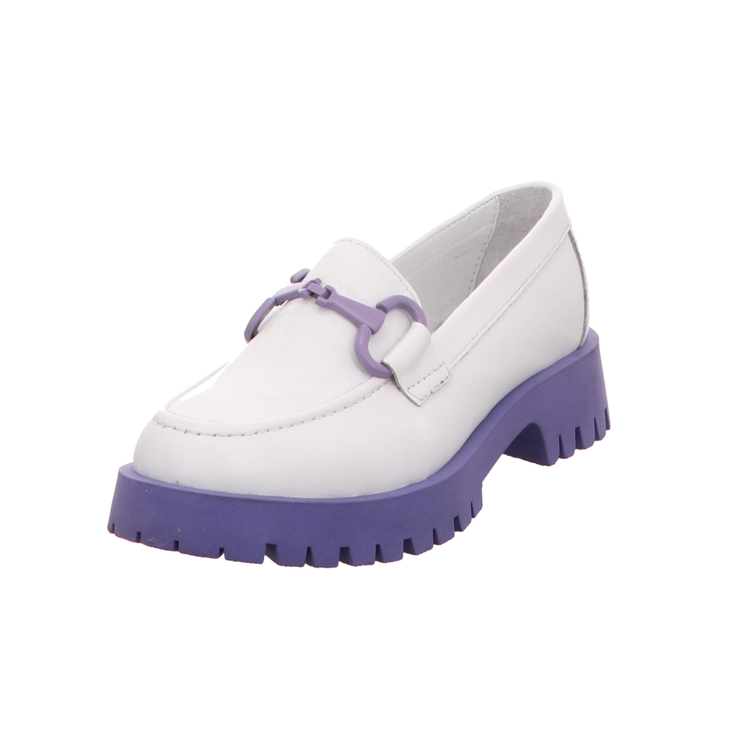 elbandi Slipper weiß/lila weiss/weiss kombi