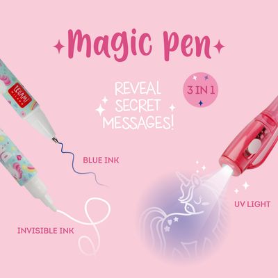 Stylo à encre invisible space unicorn