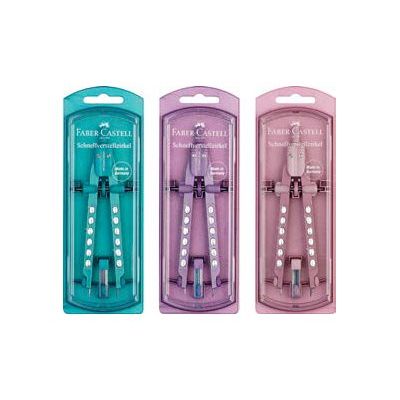 Faber-Castell Factory Sparkle - Compas à réglage rapide