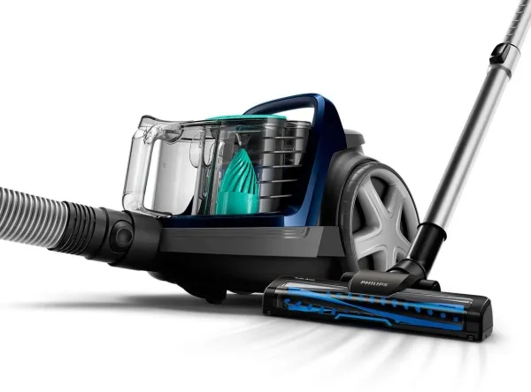 Philips PowerPro Active FC9556 - Støvsuger - beholder - uden pose - louros-blå