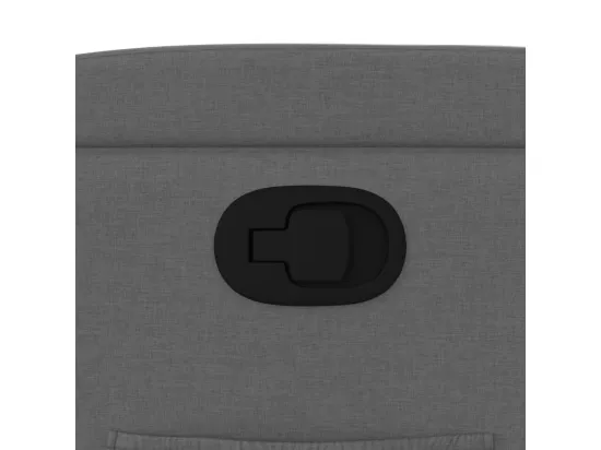 Fauteuil inclinable Gris foncé Tissu