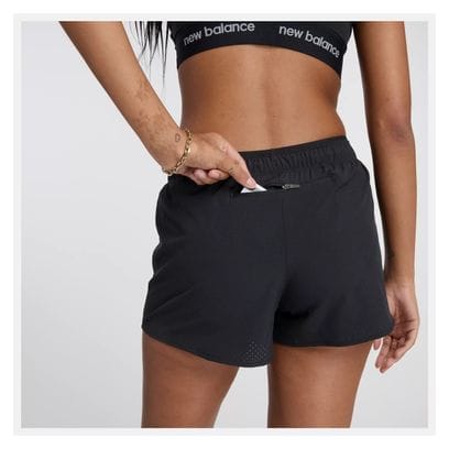 Short slipé New Balance RC 3in Noir Femme
