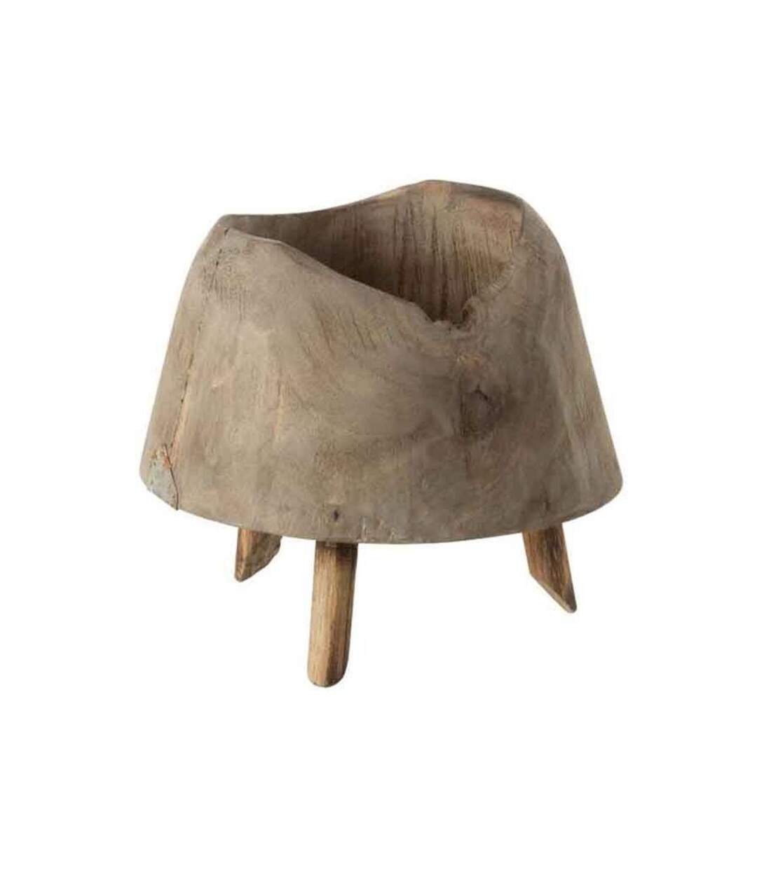 Paris Prix - Cache-pot 3 Pieds En Bois valeria 20cm Naturel