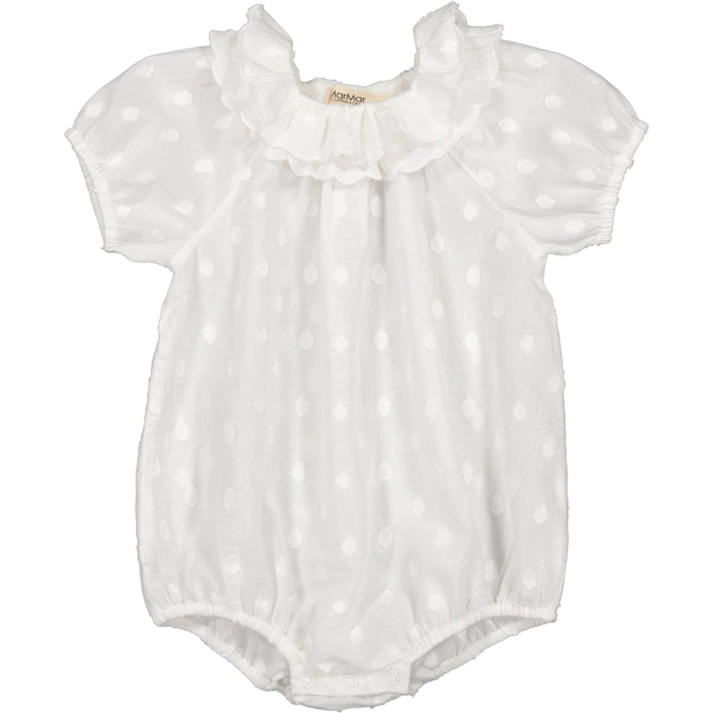 Køb MarMar Dobby Dots Gentle White Rosetta Body
