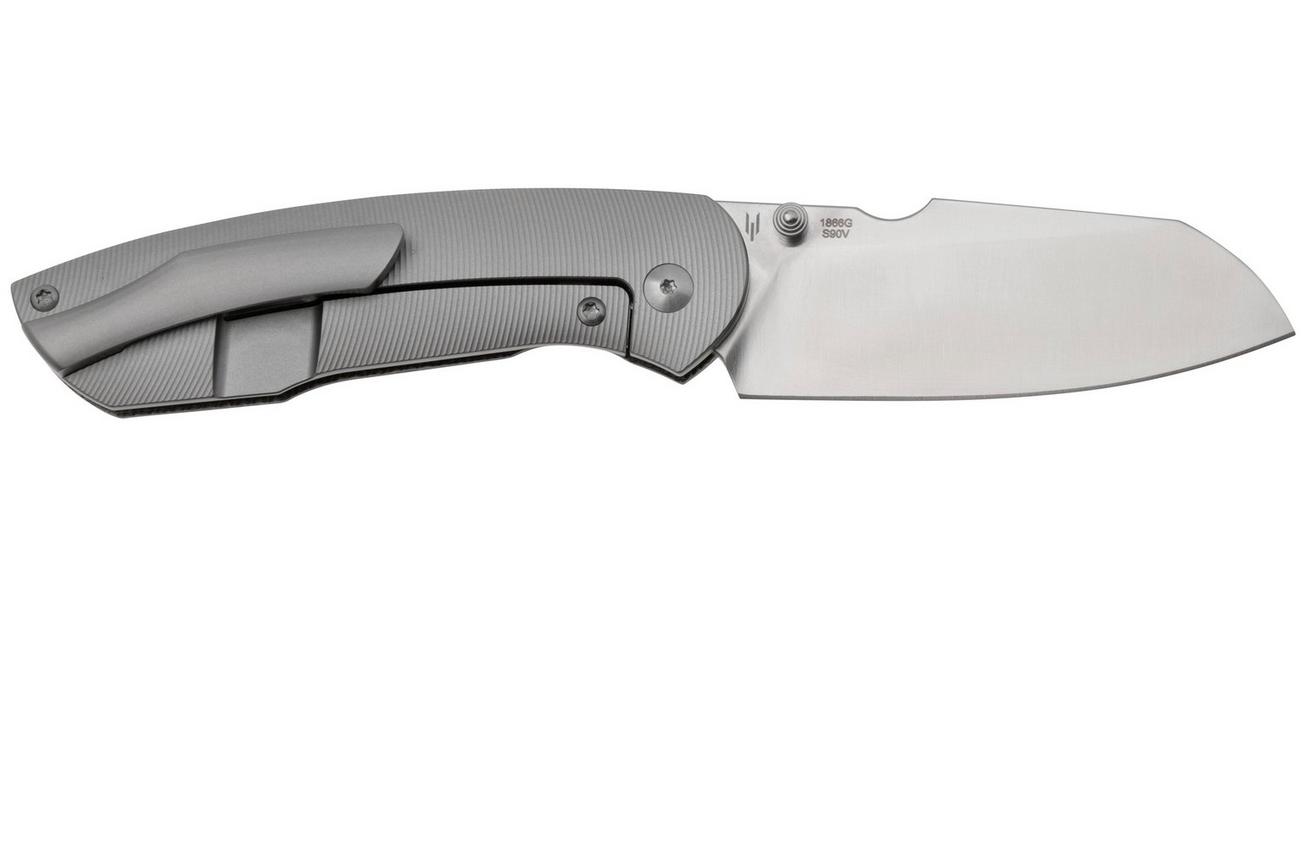 Artisan Cutlery Prime 1866G-ODG, Sand Polished S90V, OD Green Micarta/Titanium zakmes