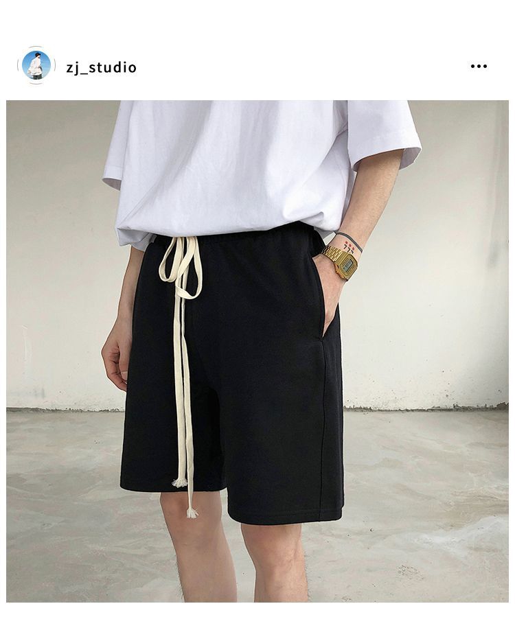 JUN.LEE - Shorts met trekkoord