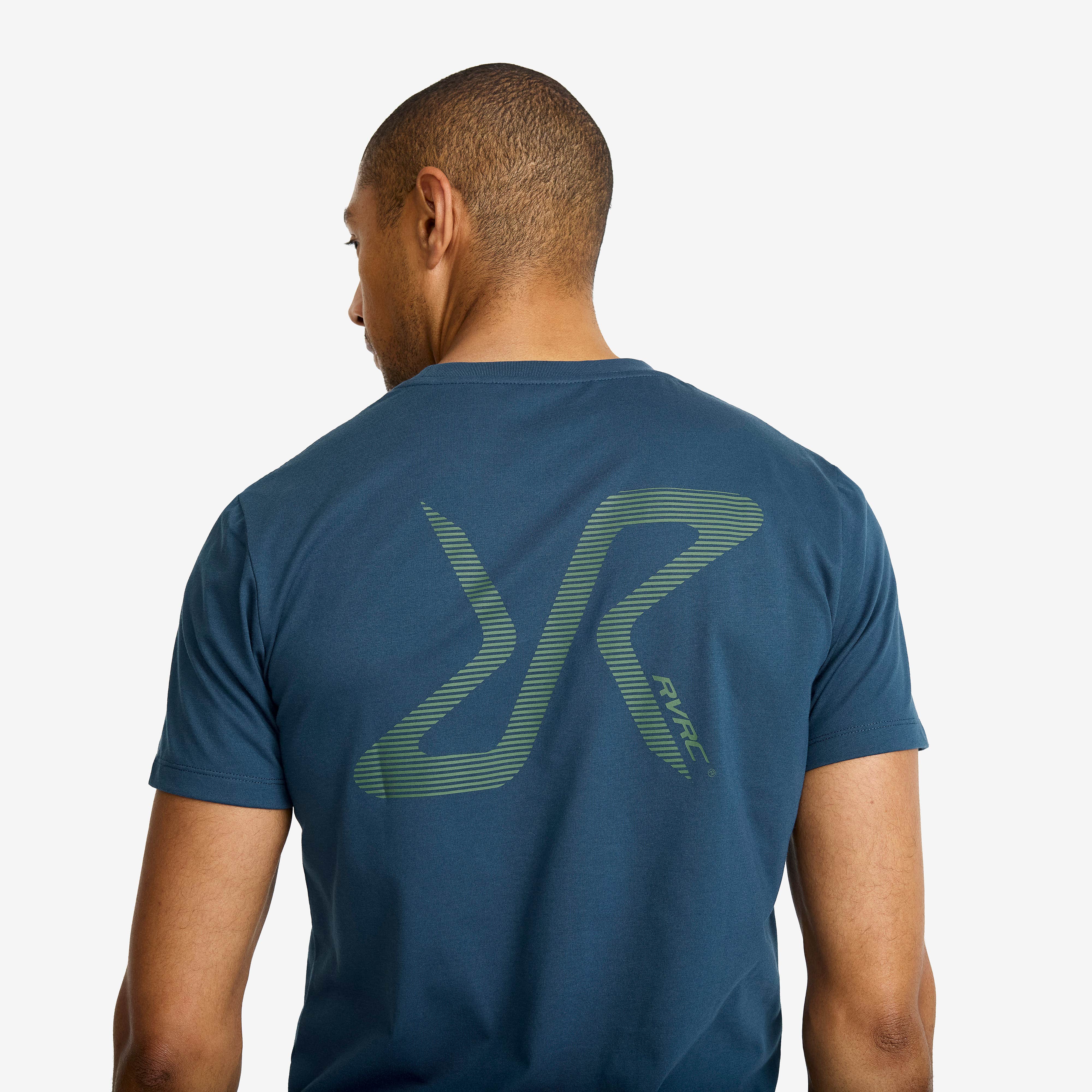 Easy Graphic Logo T-shirt Slim Fit Herre Moonlit Ocean