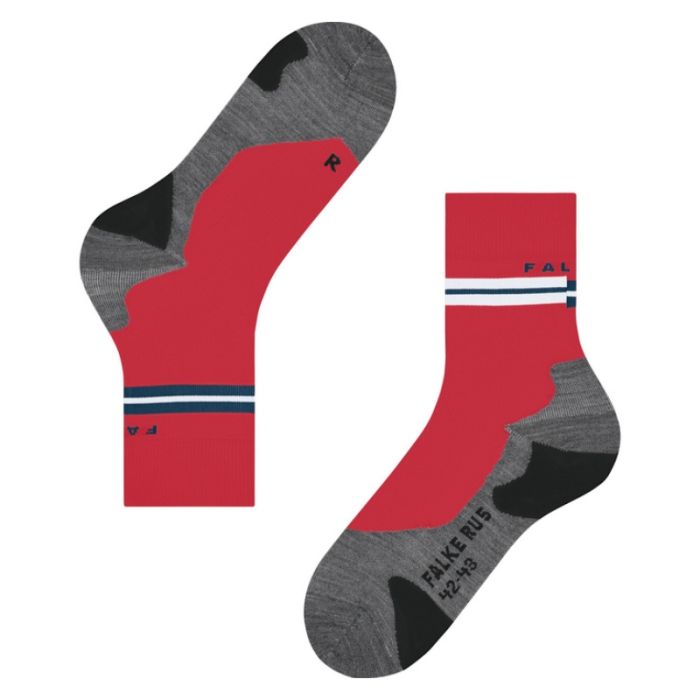 Falke RU5 Running Socks Rød