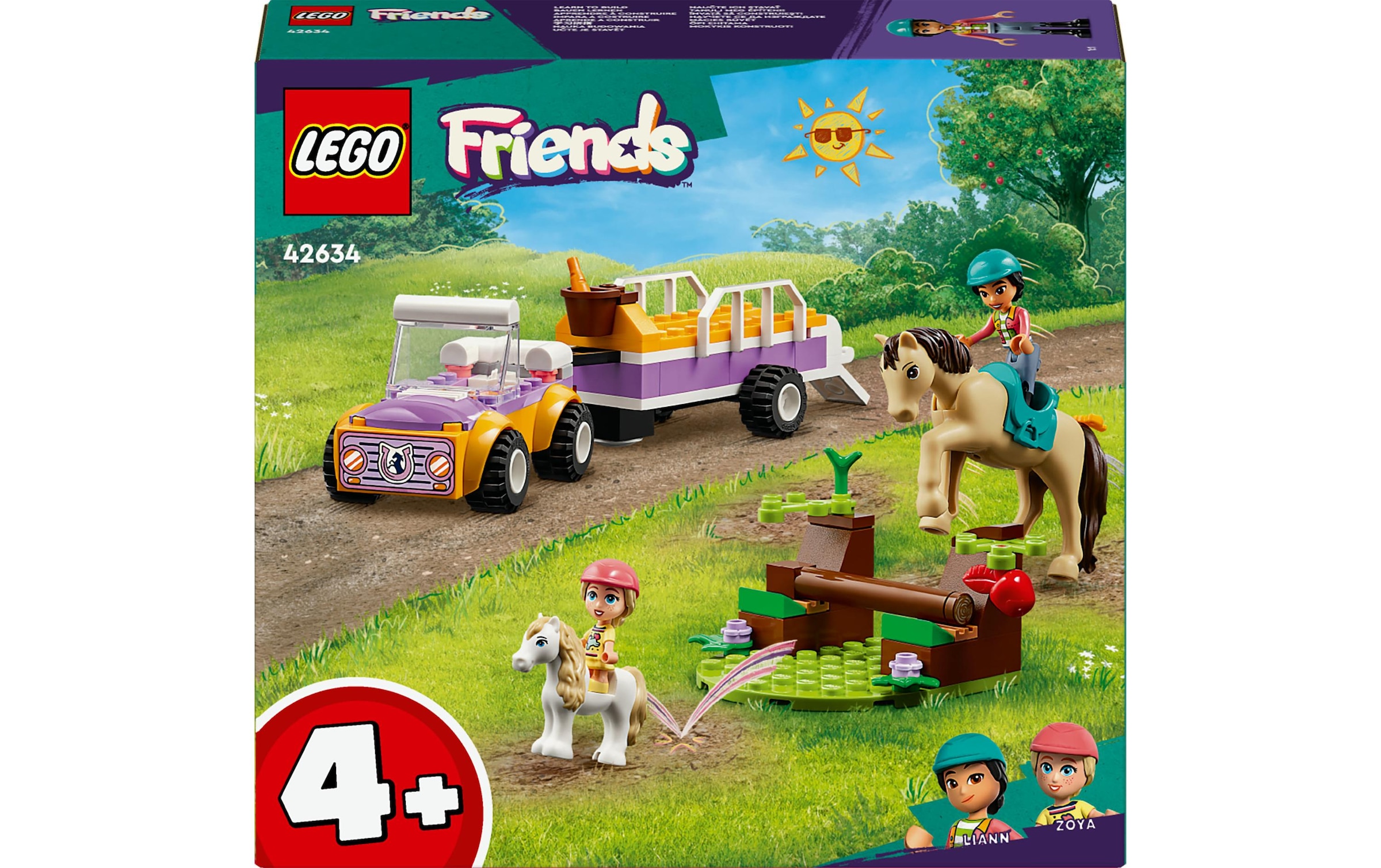 LEGO® Spielbausteine »Pferde- und Pony-Anhänger 42634«