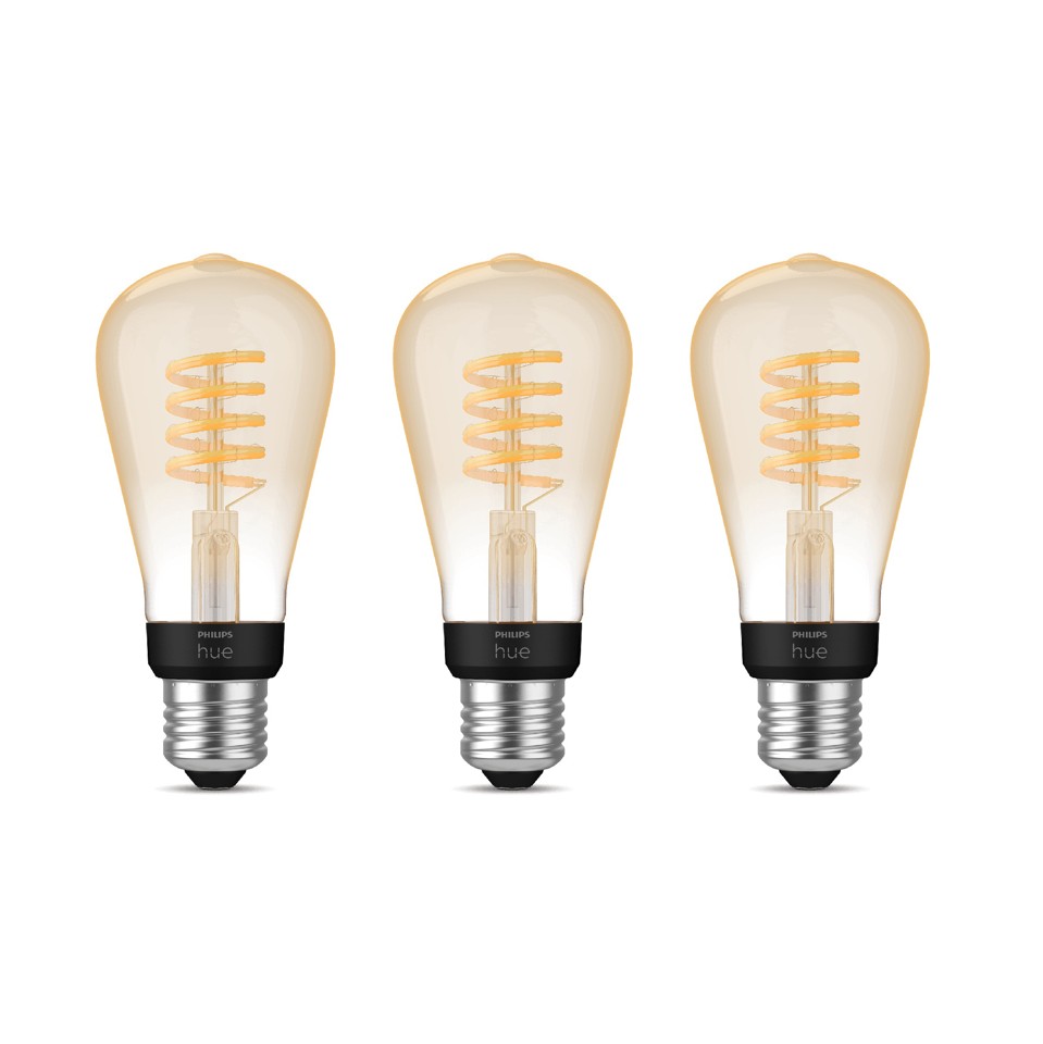 Philips Hue - 3x E27 Filament ST64 - White Ambiance - Bundle