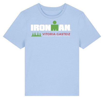 T-Shirt Manches Courtes Ironman Vitoria Bleu Ciel Femme