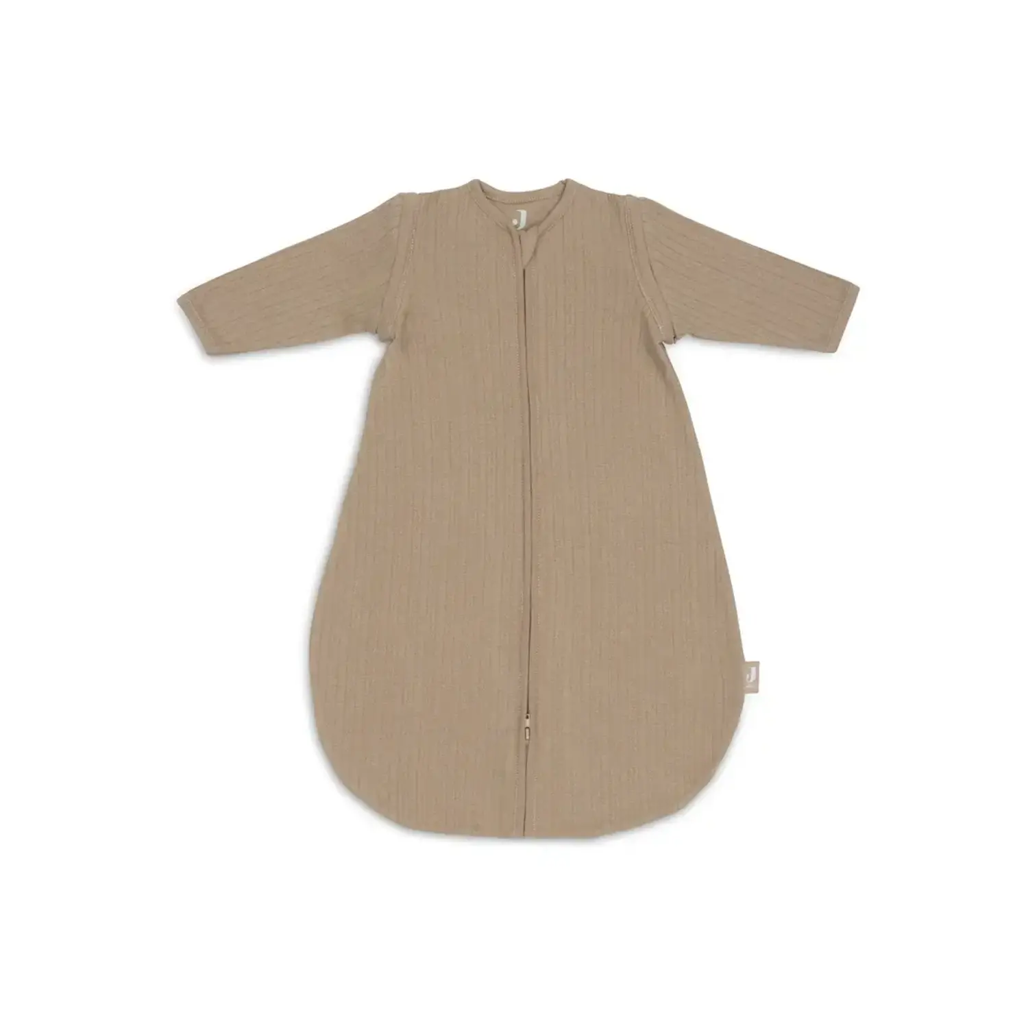 Jollein | Slaapzak met Afritsbare Mouw Rond 90cm | Ajour/Biscuit