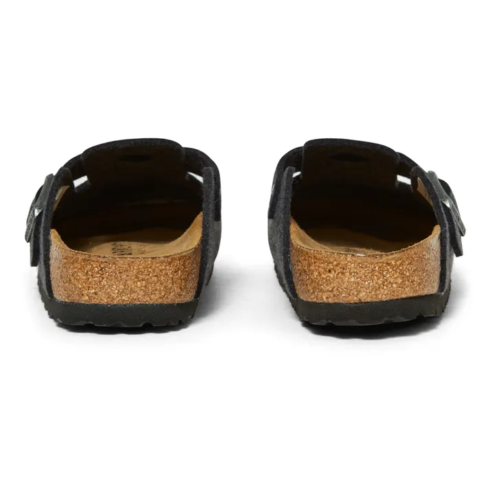 BIRKENSTOCK Sabots Boston Laine - Collection Adulte | Gris anthracite
