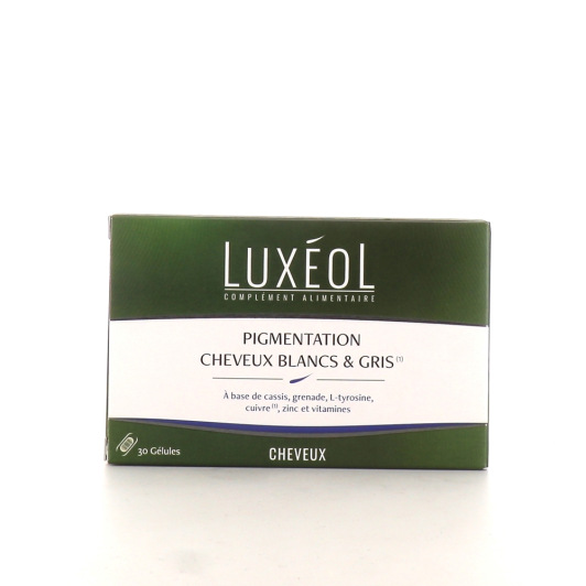 Luxeol Pigmentation cheveux blancs et gris - Complément alimentaire