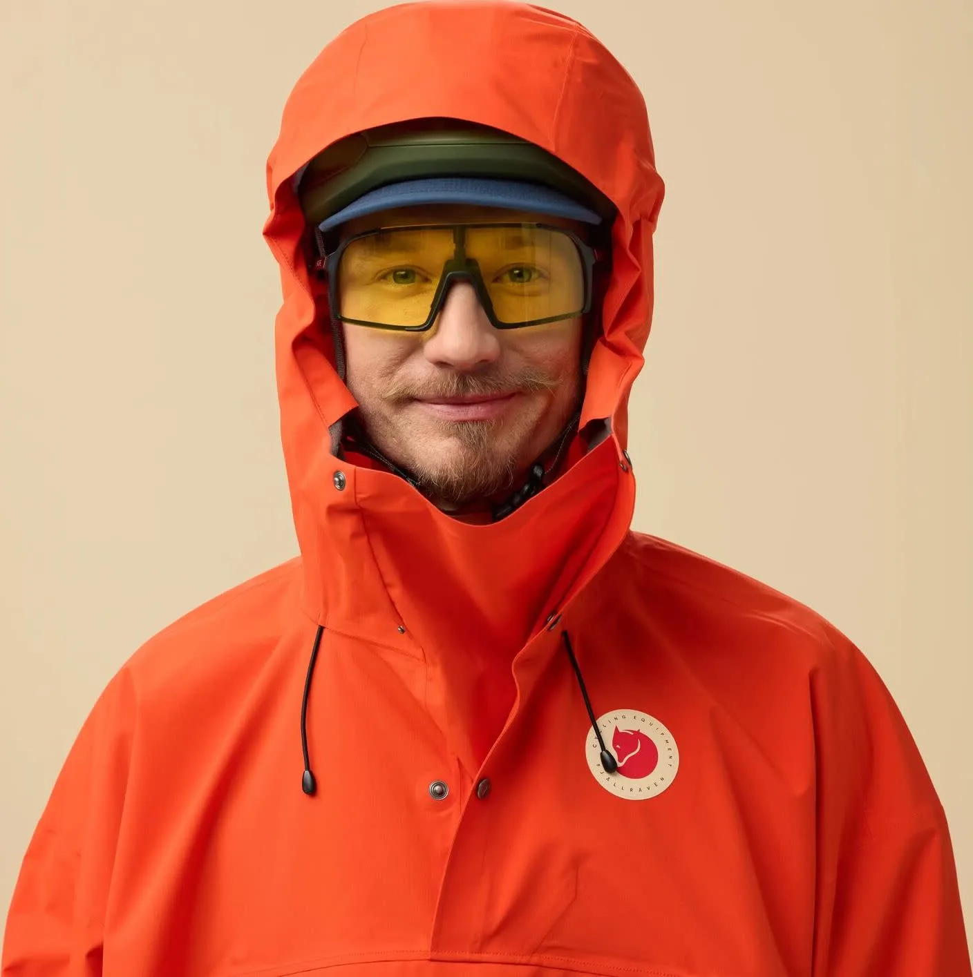 Fjällräven Hoja Rain Fox Poncho Flame Orange