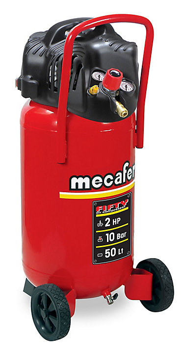 Compresseur vertical Mecafer 50L 2HP + accessoires