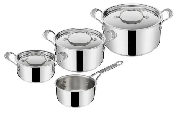 Tefal Jamie Oliver Cook's Classics kogegrejssæt, 4 dele, rustfrit stål