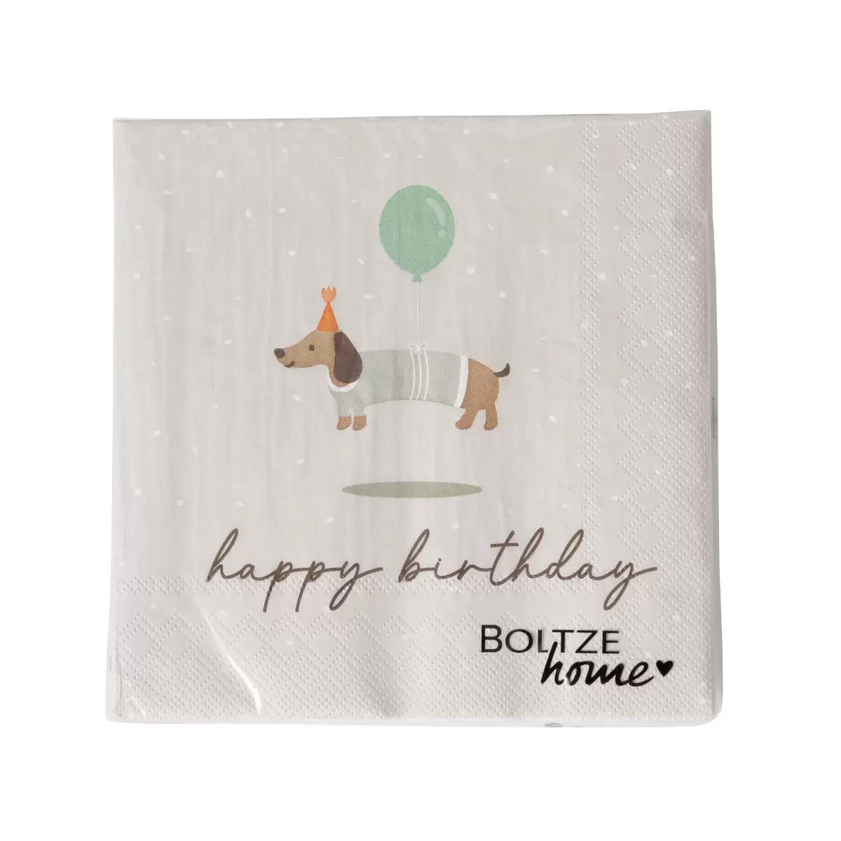 Serviette Hund Tweety beige,braun