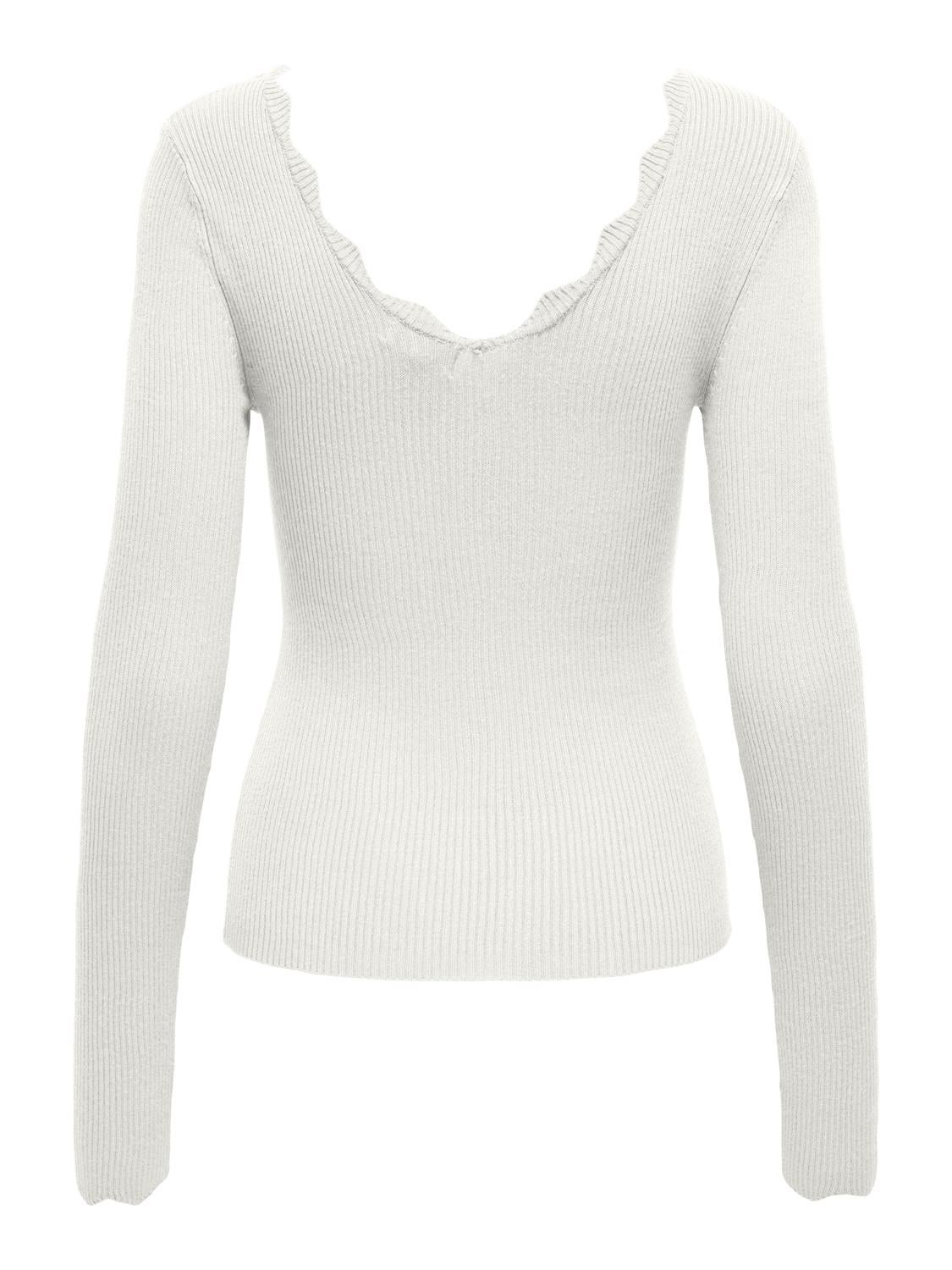 ONLJULIE Strickpullover Cloud Dancer