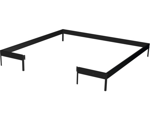 Funderingsframe Hallen voor Qube Square 251 x 251 x 12 cm zwart