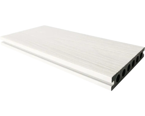 Konsta WPC terrasplank Nativo holle kamerprofiel gecoat 23x138x3000 mm eiken witgrijs