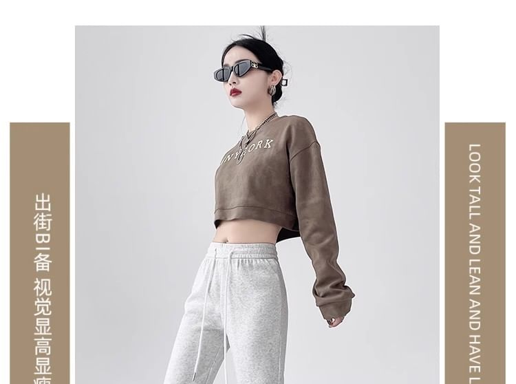 Fanoy - Bootcut joggingbroek met trekkoordtaille