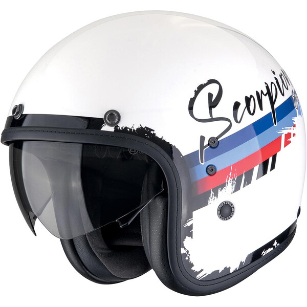 Scorpion - Casque Belfast Evo Adonis Blanc / Bleu / Rouge