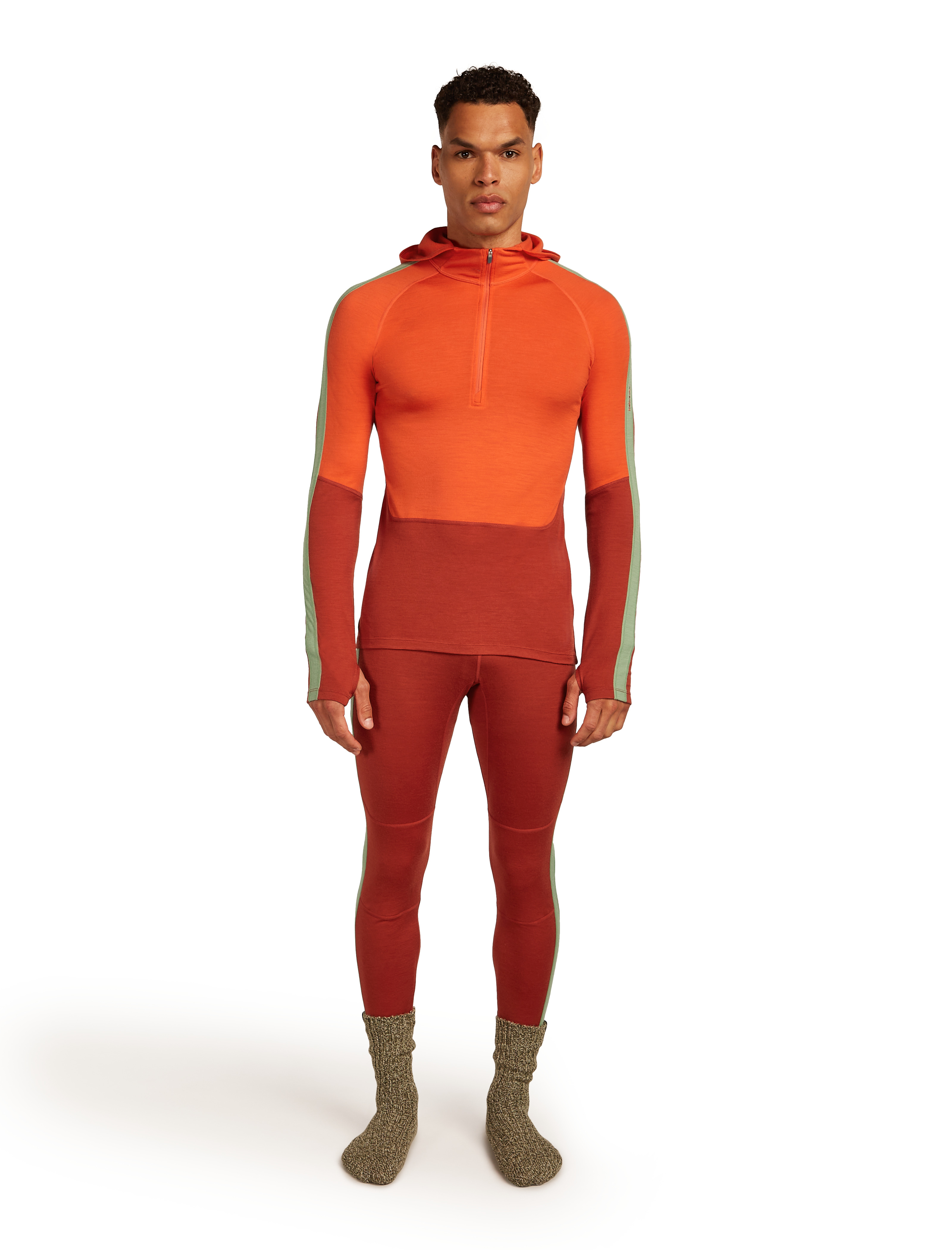 M Merino 200 Oasis  LS Half Zip Hoodie