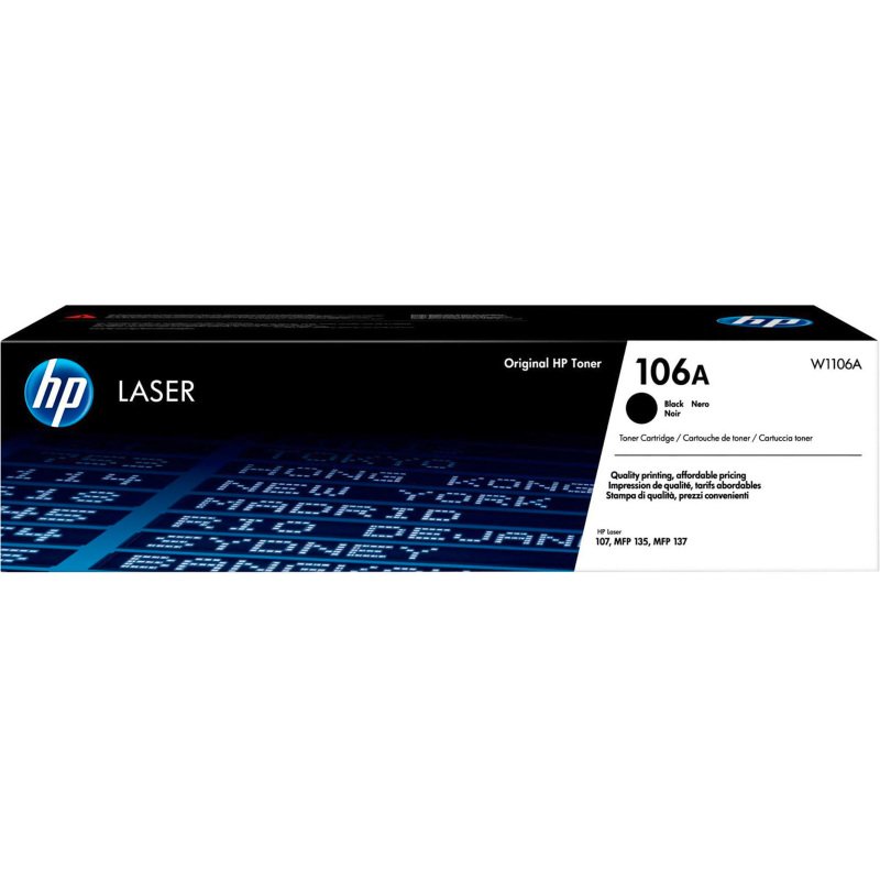 HP 106A - W1106A toner noir pour imprimante laser