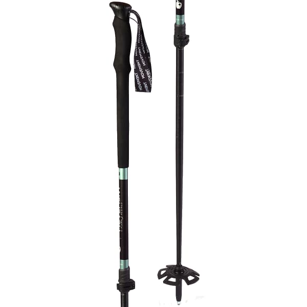 Bâton ski de randonnée MOVEMENT X-PLORE 2 ALU W BLACK/WATER GREEN