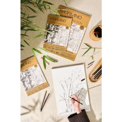 FABRIANO® BAMBOO SKETCH Spiral-Skizzenblock